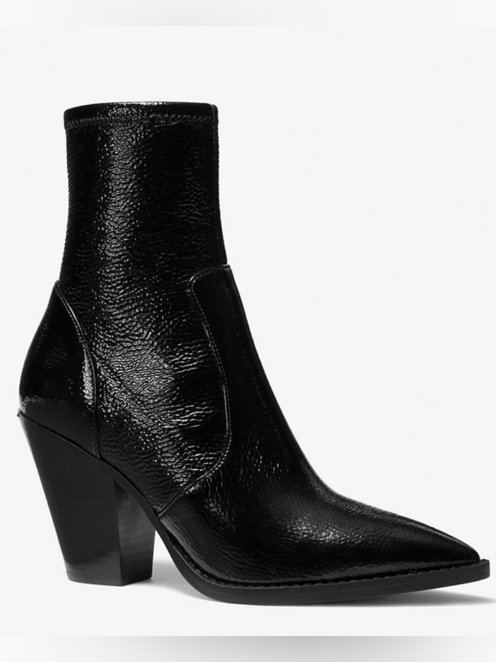 Michael Kors Dover Crinkle Faux Leather Boot